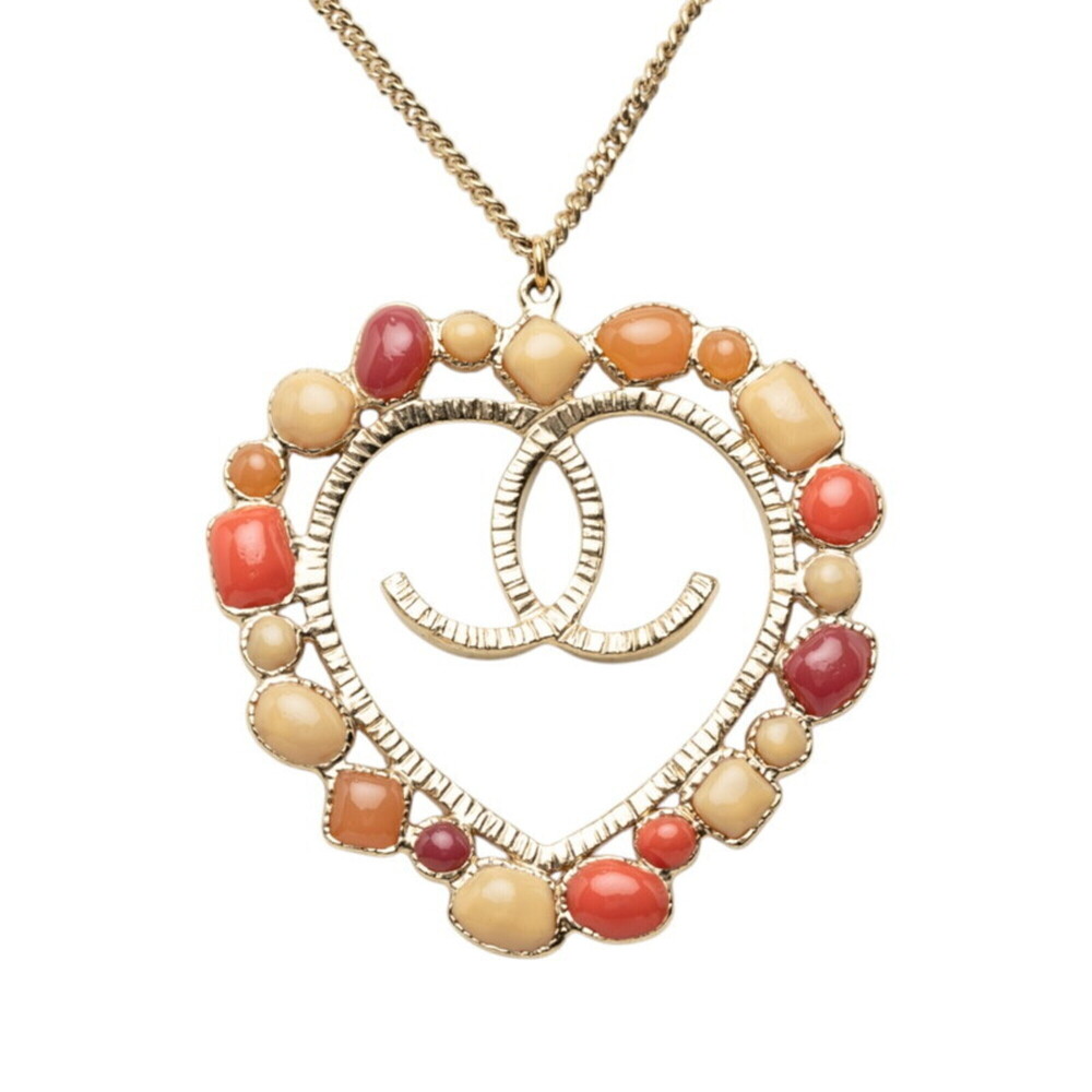 CHANEL Black Logo Necklace